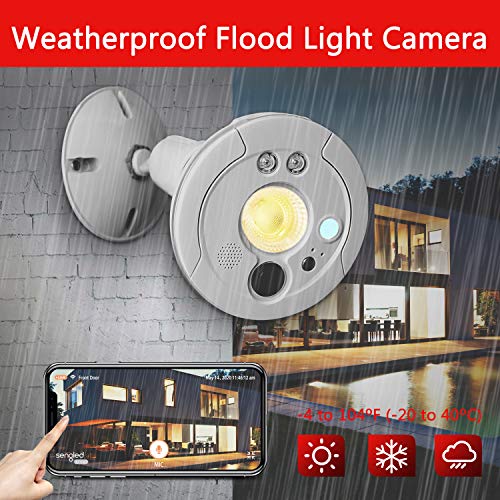 Sengled Floodlight Camera With Motion Sensor Light, Outdoor Security Camera 1080P, Floodlight Security Camera Waterproof, Wifi Camera Outdoor Home Security, Night Vision 2-Way Talk, 2Nd Gen, 1Pk #TOP7
