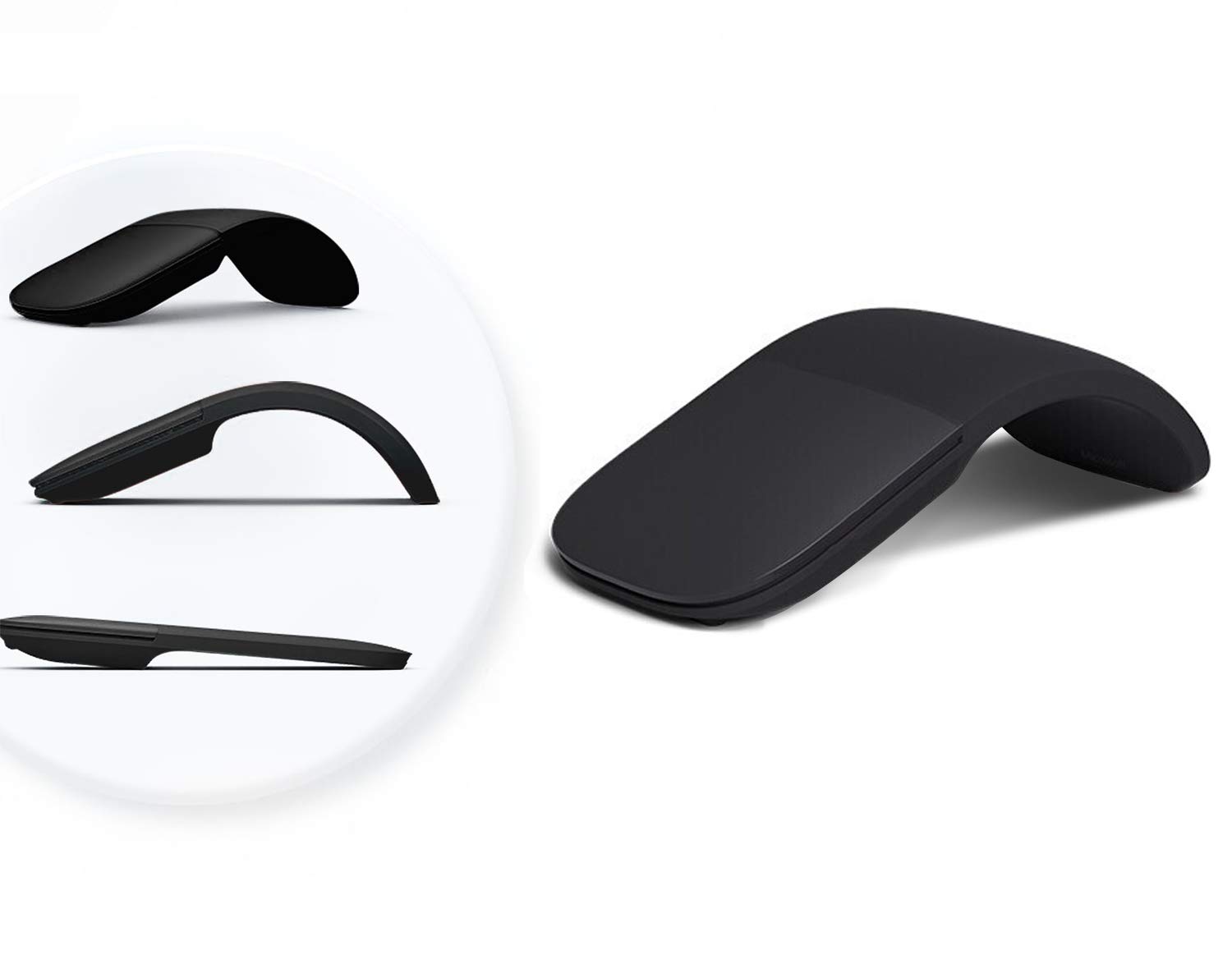 折りたたみマウス レッド Microsoft、折りたたみ可能なレーザーマウス