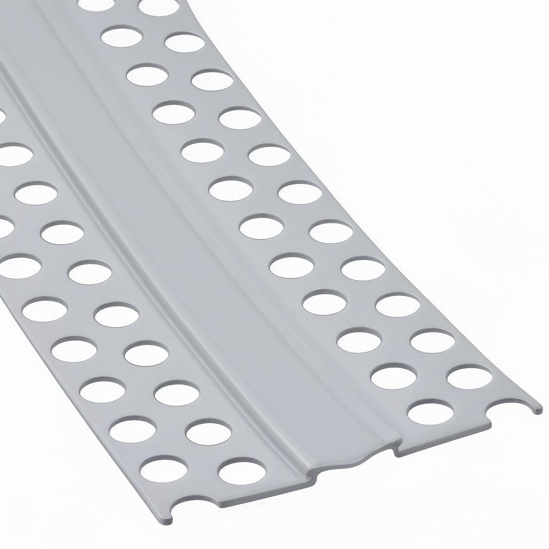 Construcción en seco perfiles de movimiento Juntas Perfil para la construcción en seco, 25 Metros, PVC blanco blanco 2500