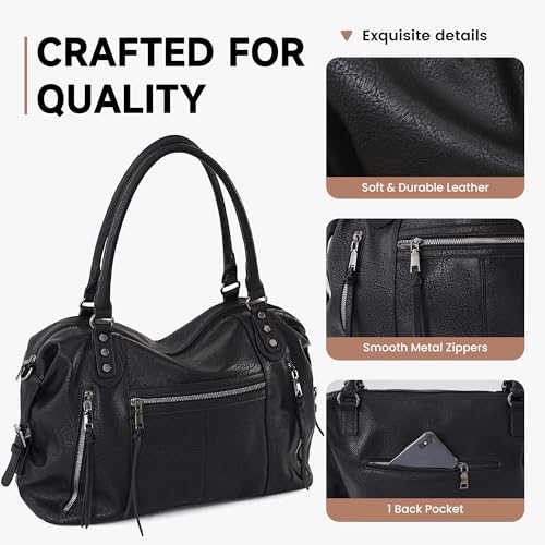 Bolso Tote para mujer TANTOMI suave multi bolsillo miniatura 5
