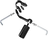 Vista 8 de TCT-MOTORPARTS Kit de montaje de clavijas de pie ajustables en ángulo largo para Harley Touring Road King Street Electra Glide Sporster Dyna