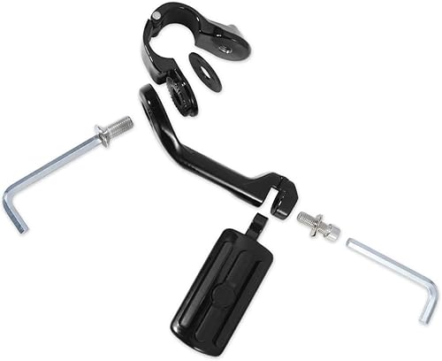 Miniatura 8 de TCT-MOTORPARTS Kit de montaje de clavijas de pie ajustables en ángulo largo para Harley Touring Road King Street Electra Glide Sporster Dyna