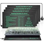 HYDGOOHO Seedling Heat Mat 53 x 25 cm-4 Pack,Waterproof Heat Mat for Seed Starting, Plant Heating Mats for Seedling Germination,Hydroponic Reptile