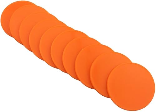 Miniatura 4 de Smartdealspro Juego de 100 fichas de póquer opacas de 1 12 pulgadas de plástico, contadores de aprendizaje, fichas de juego con caja de