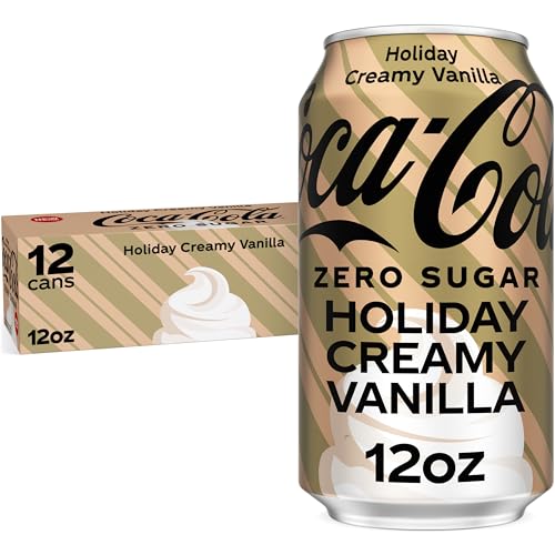 12-Pack Coca-Cola Creamy Vanilla Soda Cans (12 oz each)