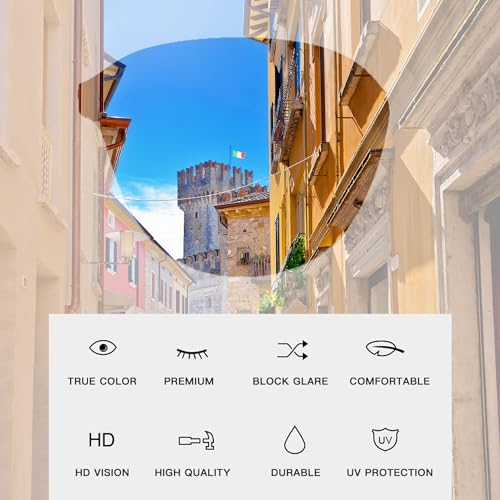 FAA'N Retro Metal Oval Round Trendy Cat Eye Sunglasses Womens Polarized Shades Glasses4