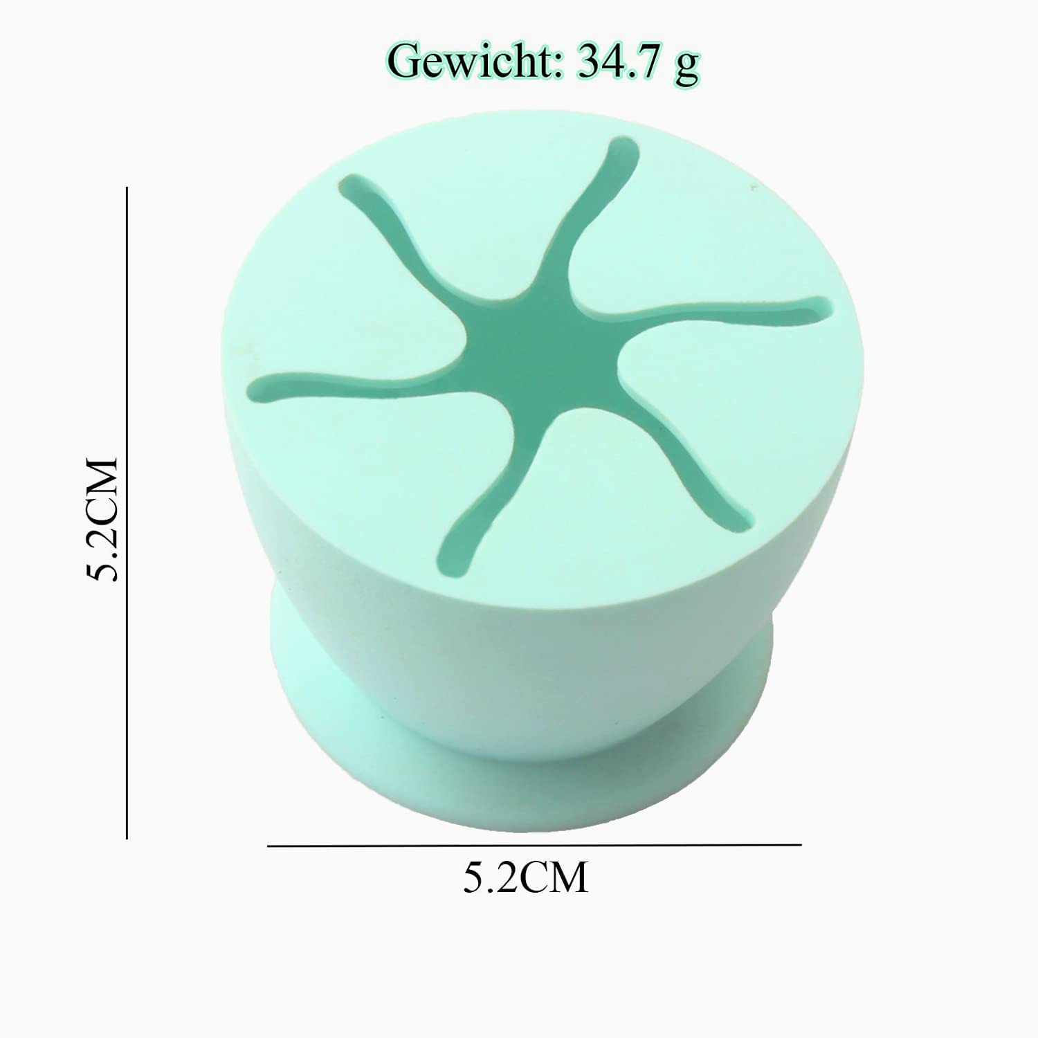 ZoeTekway Raccoglitore di rifiuti per diserbo in vinile, raccoglitore di silicone, raccolta di rifiuti da scrivania, ventosa in silicone, per HTV, cammei, diserbo, sagoma, smaltimento del vinile