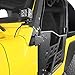 u-Box Wrangler TJ Factory Door Mirror Mounting Brackets Texture Black for Jeep Wrangler TJ 97-06