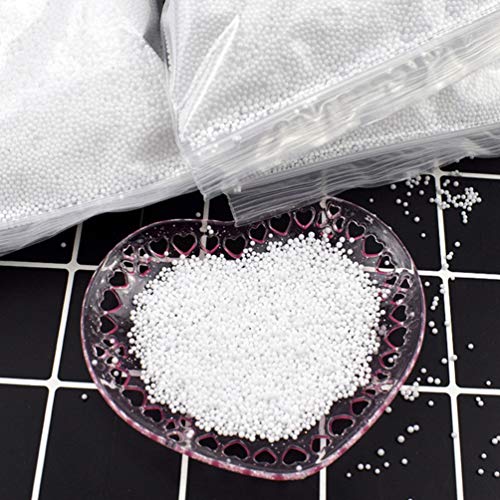 Kids Bean Bags Bead White Foam Beads 60000Pcs 2. 5-3. 5mm Beads Micro Foam for DIY Art Craft Supplies Craft Adult Bean Bag - Image 3