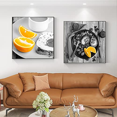 Peinture sur toile nourriture affiche cuisine moderne KEBIA 40x40
