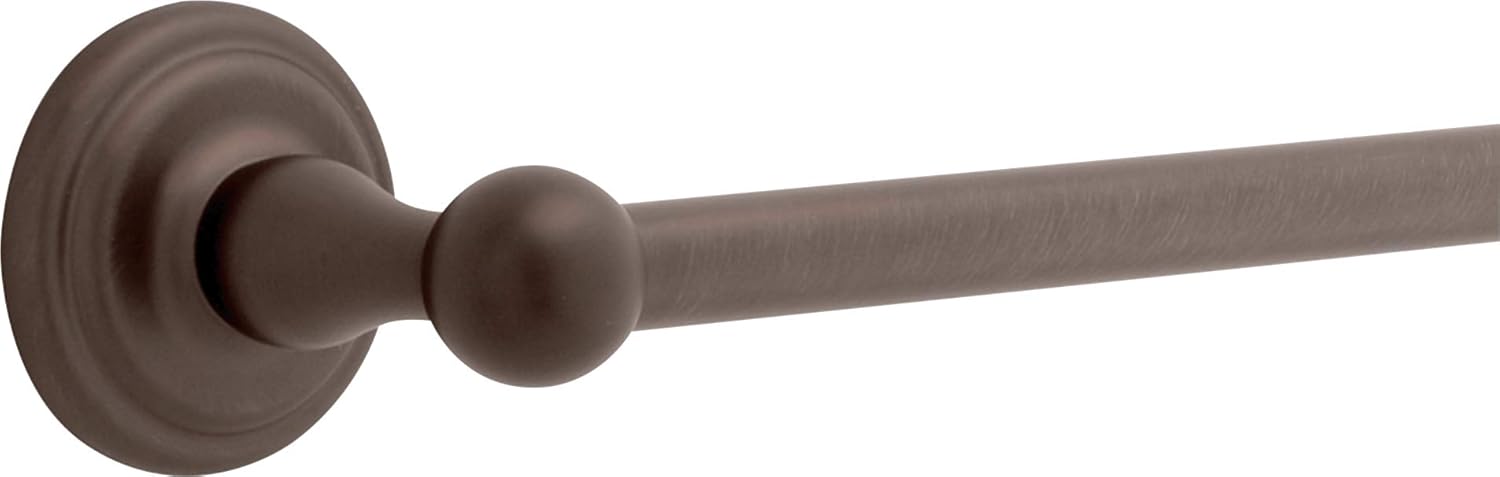 Franklin Brass Jamestown (1-Pack) 24" Towel Rack for Bathroom, Venetian Bronze Towel Bar for Bathroom Wall Towel Holder Rod Wall Mounted Bathroom Accessories 9024VB