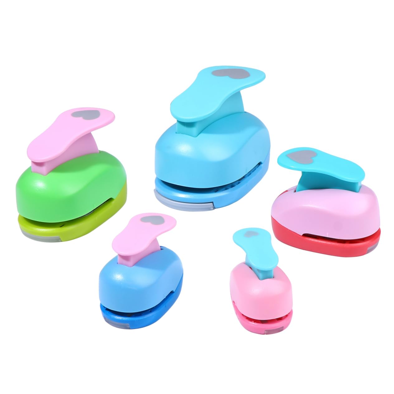 NUOBESTY 1 Juego De 5 Piezas Máquina De Estampado Juego De Perforadora De Papel Suministros Para Álbumes De Recortes Juego Infantil Bricolaje Ponche Artesanal Rompe Flores Niño Rompecabezas