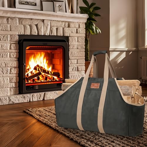 G Good Gain Firewood Carrier– Large Fire Wood Bag With Handles thumb #1