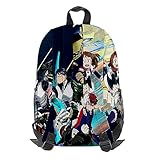 My Hero Academia Backpack for Boys Girls Midoriya Izuku Bakugo Katsuki Cartoon MHA Anime School Bag Students Large Capacity Travel Rucksack - Image 2