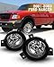 Fog Lights for 2001-2003 FORD Ranger with Bulbs H10 12V 42W AUTOFREE OEM Driving Lamps Replacement-1 Pair(Clear Lens)