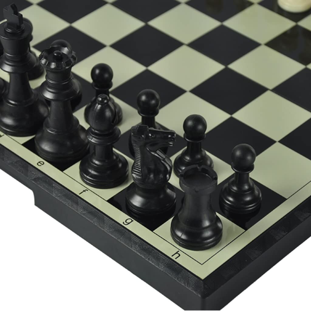 Zestaw Szachów Plastikowy zestaw szachy z składaną szachownicą, i przechowywanie boxchess Set deska Na Gra Gier Rodziną