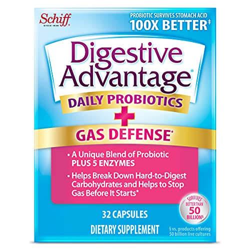 Buy Digestive Advantage Fast Acting Enzymes Plus Daily Probiotic s