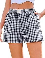 Navy Blue White Plaid