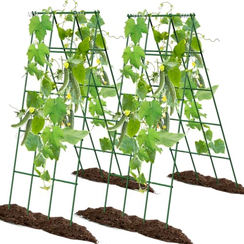No Assembly Required Cucumber Trellis,2 Pack Trellis...