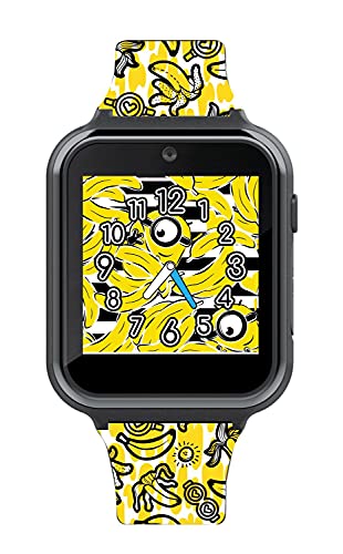 Accutime Despicable Me Minions Touch-Screen Smartwatch, Built In Selfie-Camera, Easy-To-Buckle Strap, Pink Smart Watch - Model: Dmf4030 #TOP1