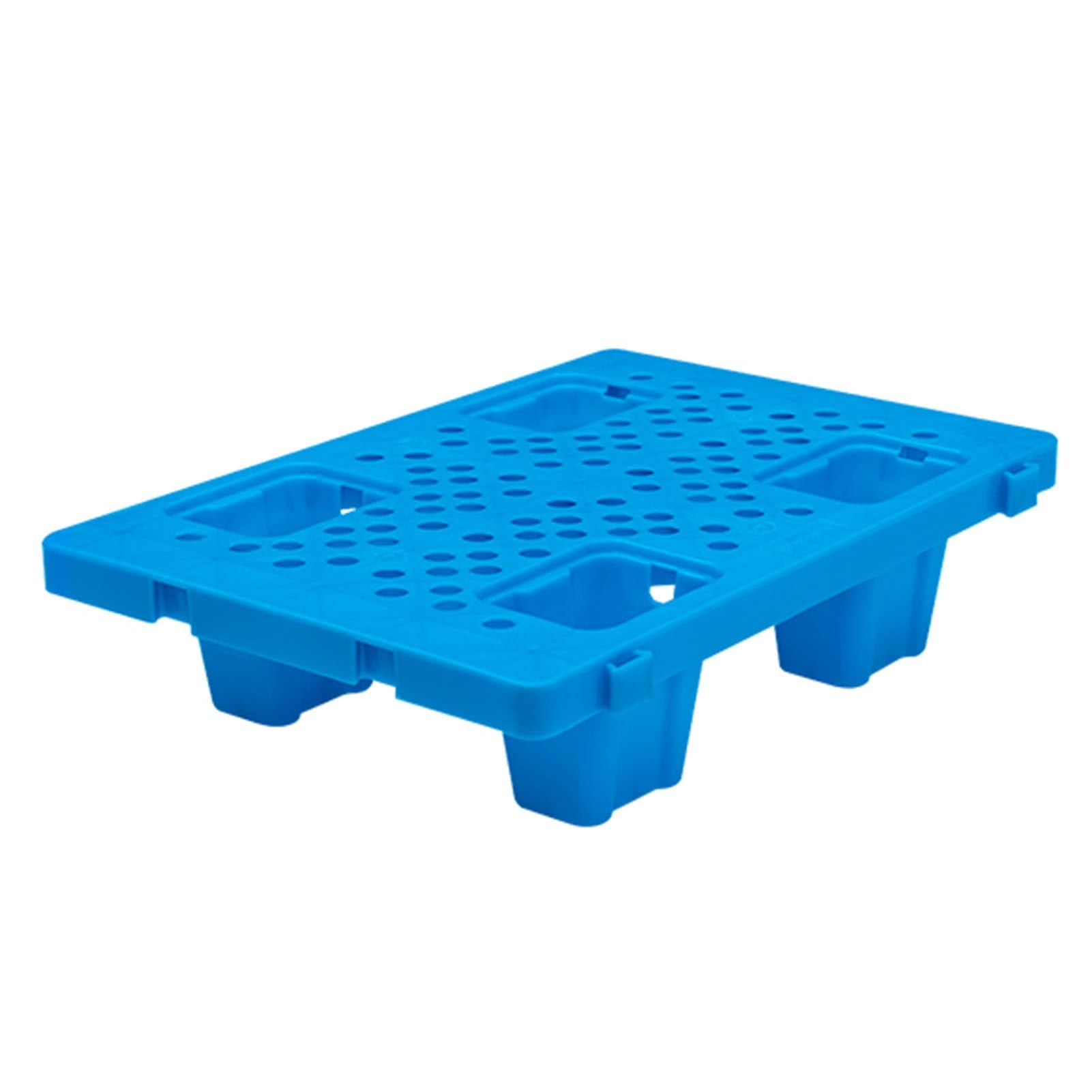 GOCHUSX Plastic Pallet, Storage Grid Pad, HDPE Breathable Grids Article Racks, Lightweight Basement Pallet for Racks Outdoor Grid Indoor Floor Supermarket(50x35x12cm-3PCS)