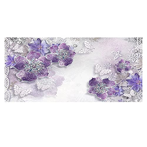 Diamond painting lotus 70x120cm pour illuminer la décoration murale du salon