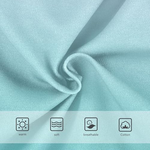 Joisal Elegant Blue Light Sea Green Gradient Girl Panties Cute Girls Underwear Toddlers Cotton Flower Kids Undies Briefs 2t3