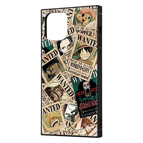 イングレム iPhone 12 iPhone 12 Pro ワンピース 耐衝撃 ハイブリッド ケース カバー KAKU ストラップ ホール 付き スクエア 軽量 手配書 IQ-OP27K3TB/OP007