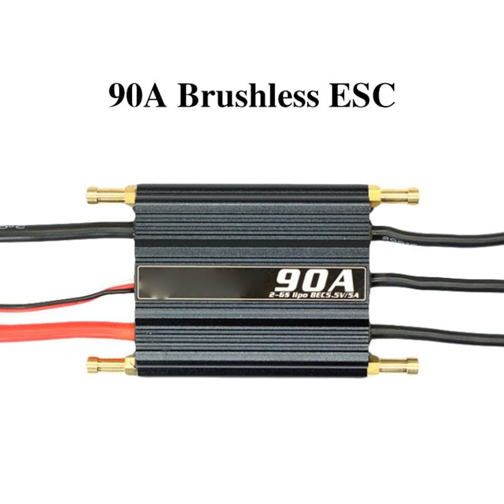 FACAIIO RC Barca Brushless ESC 2-6S Regolatore di velocità impermeabile con