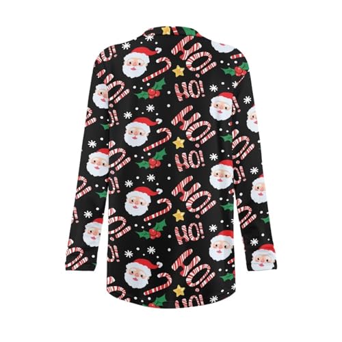 Image of Women's Lightweight Cardigans with Pockets Trendy Long Sleeve Open Front Cardigan Casual Tops Jackets Fall Oufits S-2XL