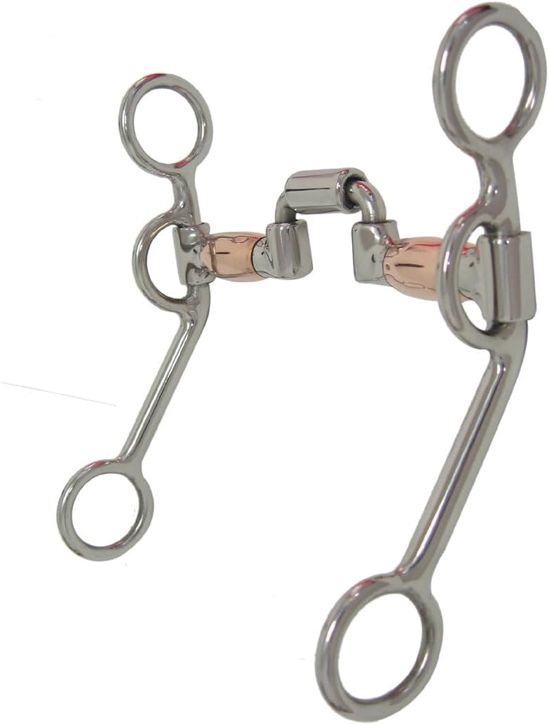 - AJ Tack Argentine Hinged Port Correction Bit Copper Rollers