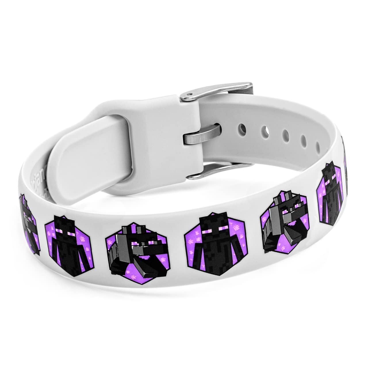 StickyJ Minecraft Interchangeable Bracelets with Medical ID Tags (Enderman)