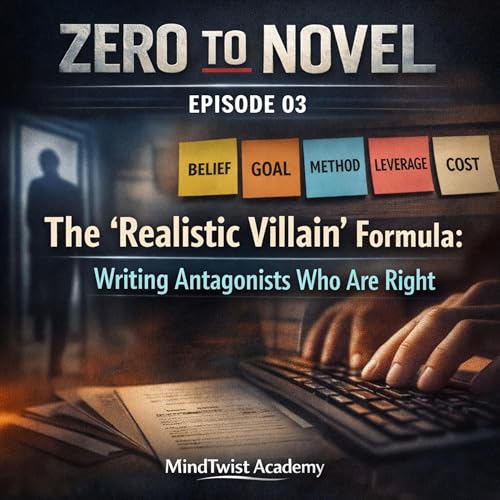 Zero to novel (Ep 3) The "Realistic Villain" Formula: Writing Antagonists Who Are Right
