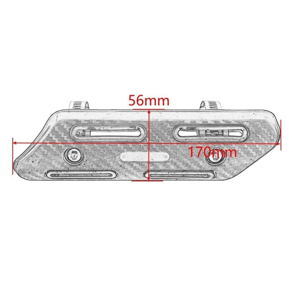 Protezione Della Copertura Dello Scudo Termico Di Scarico Moto Per YZ250F