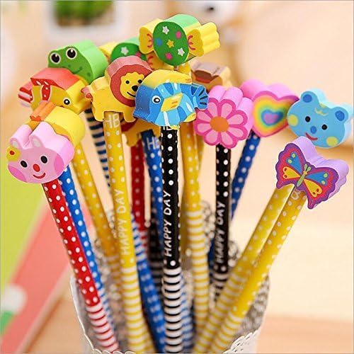 PARTEET Pack Of 12 Pencils, Thick Strong Grip Pencils, Suitable For School, Kids Art Drawing Drafting Sketching Shading, Black