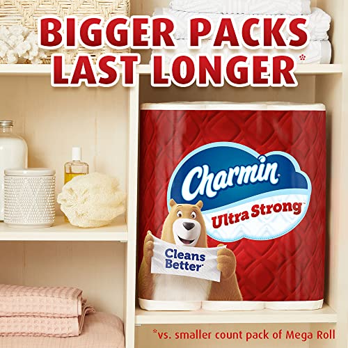Image of Charmin Ultra Strong Toilet Paper 4 Mega Rolls, 242 Sheets Per Roll