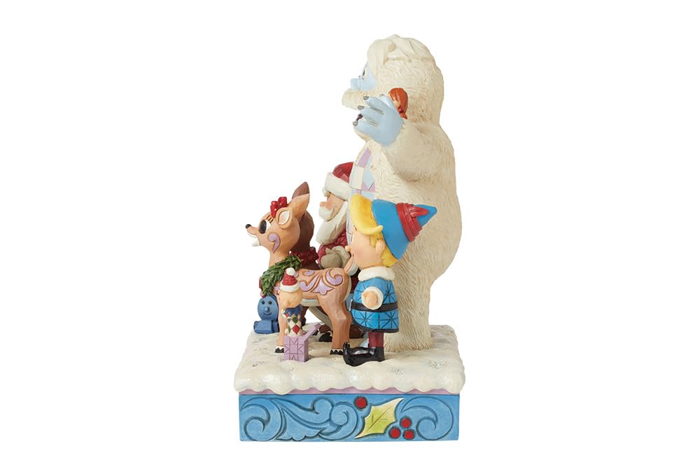 Enesco Jim Shore Rudolph La Renna Dal Naso Rosso Ornamento Appendibile, 10 Cm