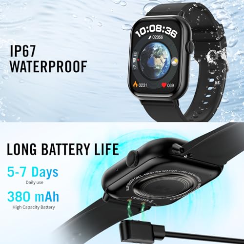 Ruwgt Smart Watches For Men Women (Answer/Make Call), 2.01 Inch Hd Screen Fitness Tracker Watch With Blood Pressure/Heart Rate/Sleep Monitor thumb #6