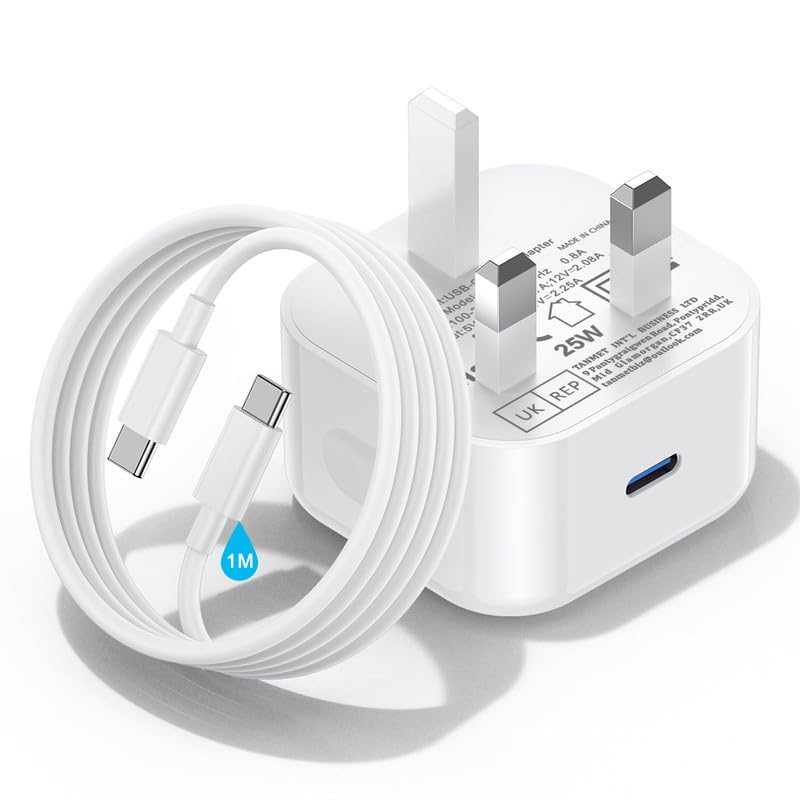 iPad Charger Apple iPad A16 Fast Charger USB C Cable and Plug 25W Charge for iPad Pro 12.9 11 13 inch 4th 5th 6th M4 2024 Generation/Air 10.9 inch 5th Gen M2 M3/Mini 6 7 A17/Pad 10th 11th 2025