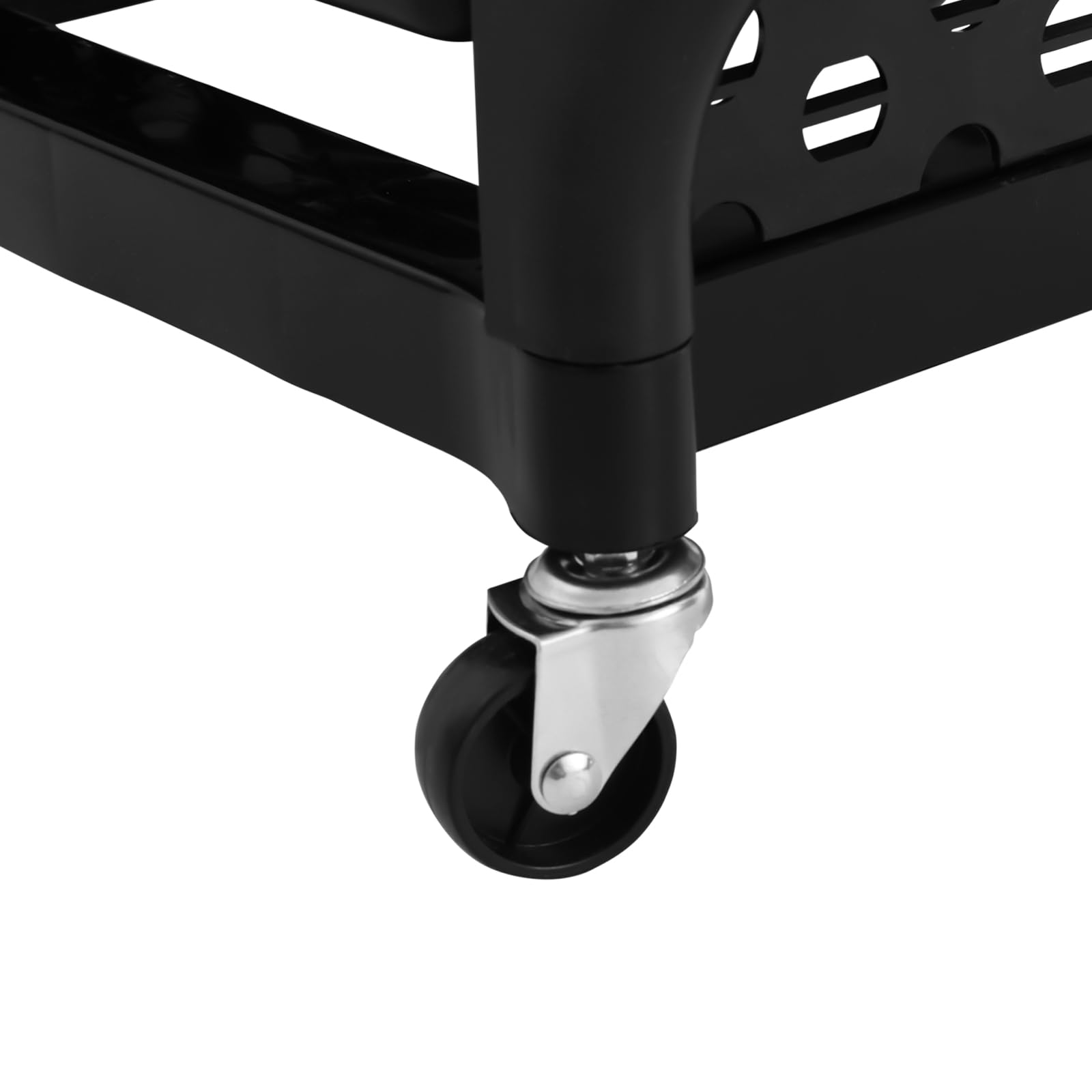 Salonwagen Kosmetikwagen mit 4 ausziehbaren Fächern,Friseur Zubehör,Bedienungswagen, Friseur Arbeitswagen Drehbar,Friseurwagen,Zwei Seitenrahmen für Beauty Salon SPA 52 × 44 × 79 cm