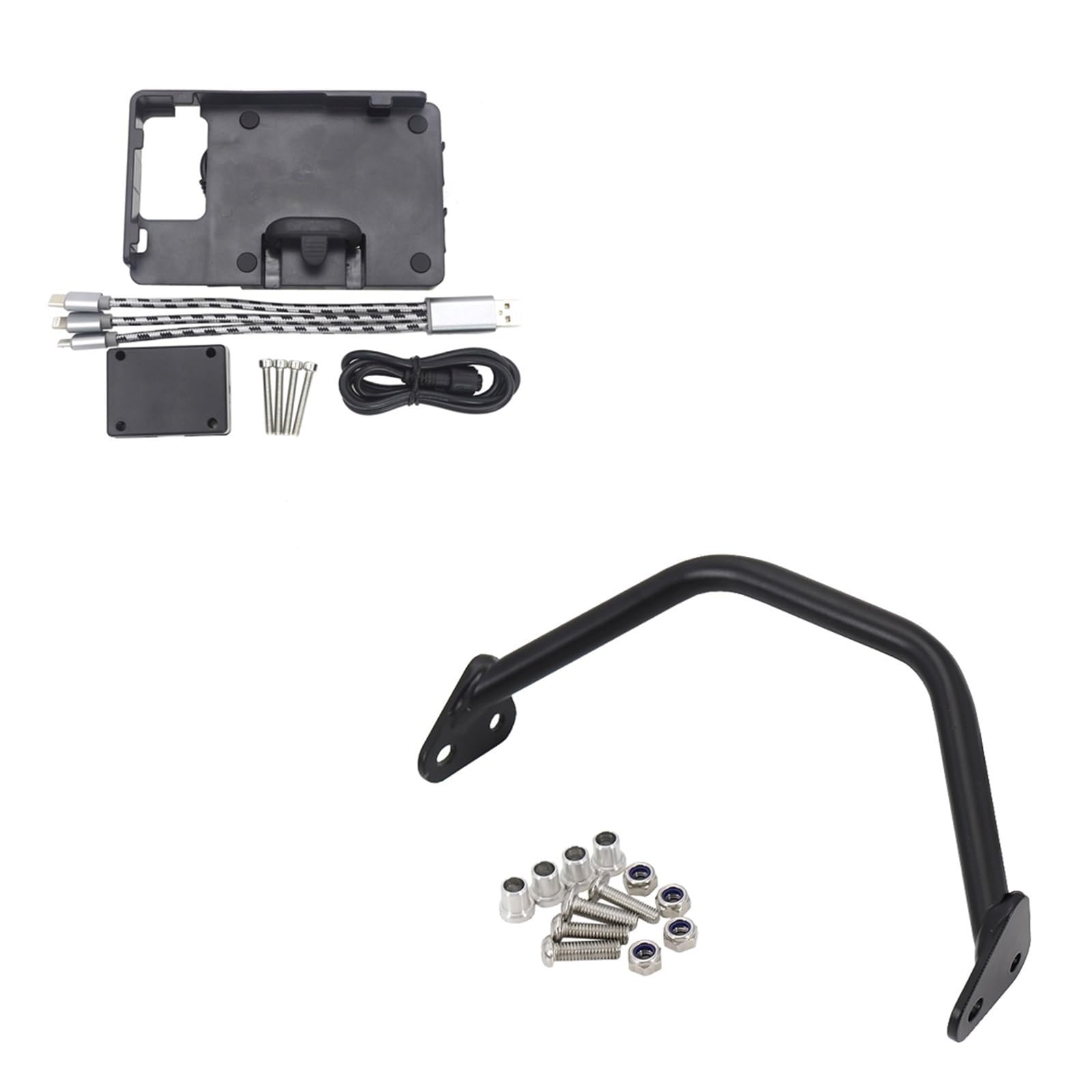 Supporto Navigatore Moto per BMW per S1000XR per S 1000 XR 2015-2019 Accessori Supporto per Moto Smartphone Supporto per Telefono Supporto per Piastra Navigazione GPS Staffa(B And C)