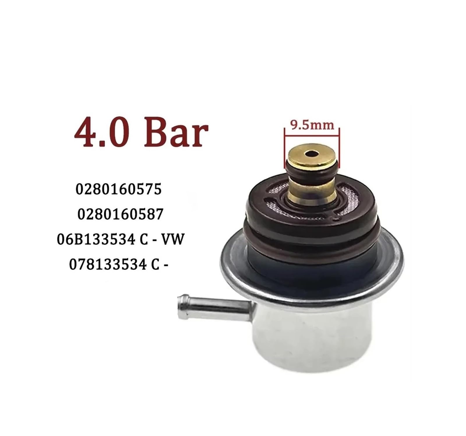 Regulator ciśnienia paliwa 0 280 160 575 dla 0280160557 078133534C 13531436110 0280160562(4.0 bar)