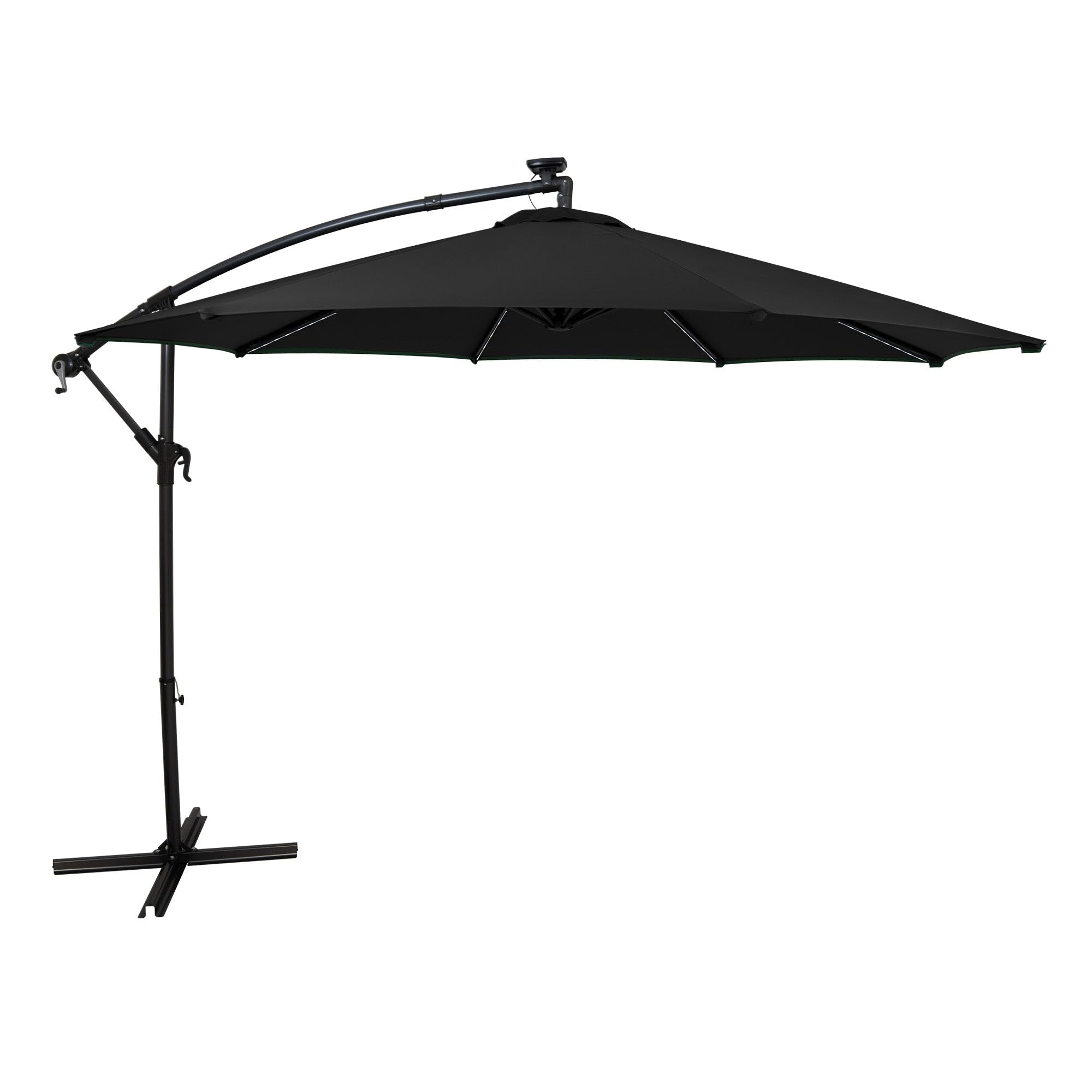 Monstershop Unisex Black Led Cantilever Parasol 3M –