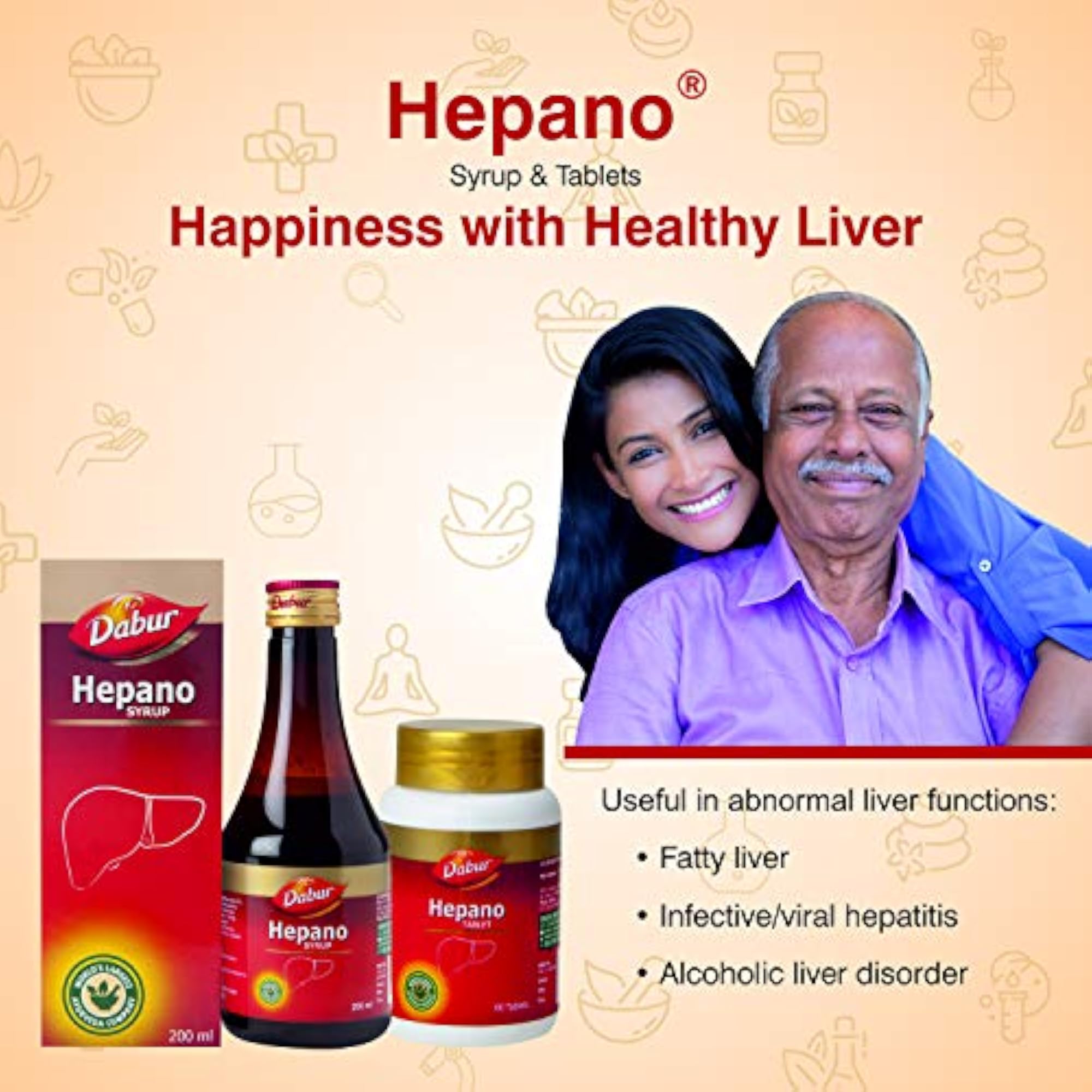 Dabur Hepano Syrup, 200ml