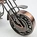 VORCOOL Vintage Iron Motorcycle Model Metal Retro Handicraft Collectible Iron Art Sculpture for Motorcycle Lover Home Desk Workplace Office Decoration (Bronze)