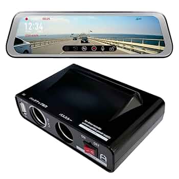 DIARECO    ドライブレコーダー  NDR-RC229FMG エンプレイス リアカメラ搭載 ルームミラー型ドライブレコーダー