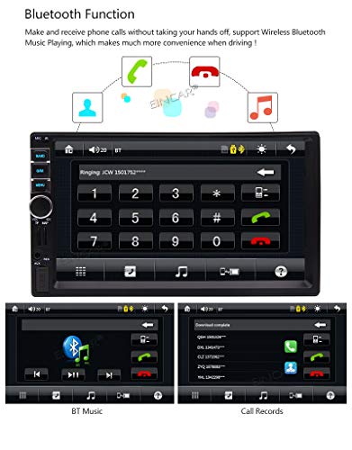 EINCAR 7 Pollici Doppio DIN Radio autoradio in