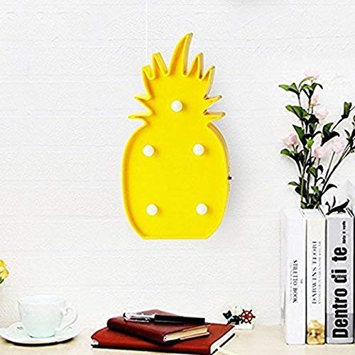 Ananas Decor Light,Lampada Da Comodino a LED Decorazioni per Feste Di Natale a Casa, Decorazioni Luminose per Bambini Camera Da Letto per Adulti, Soggiorno (giallo) - Image 7