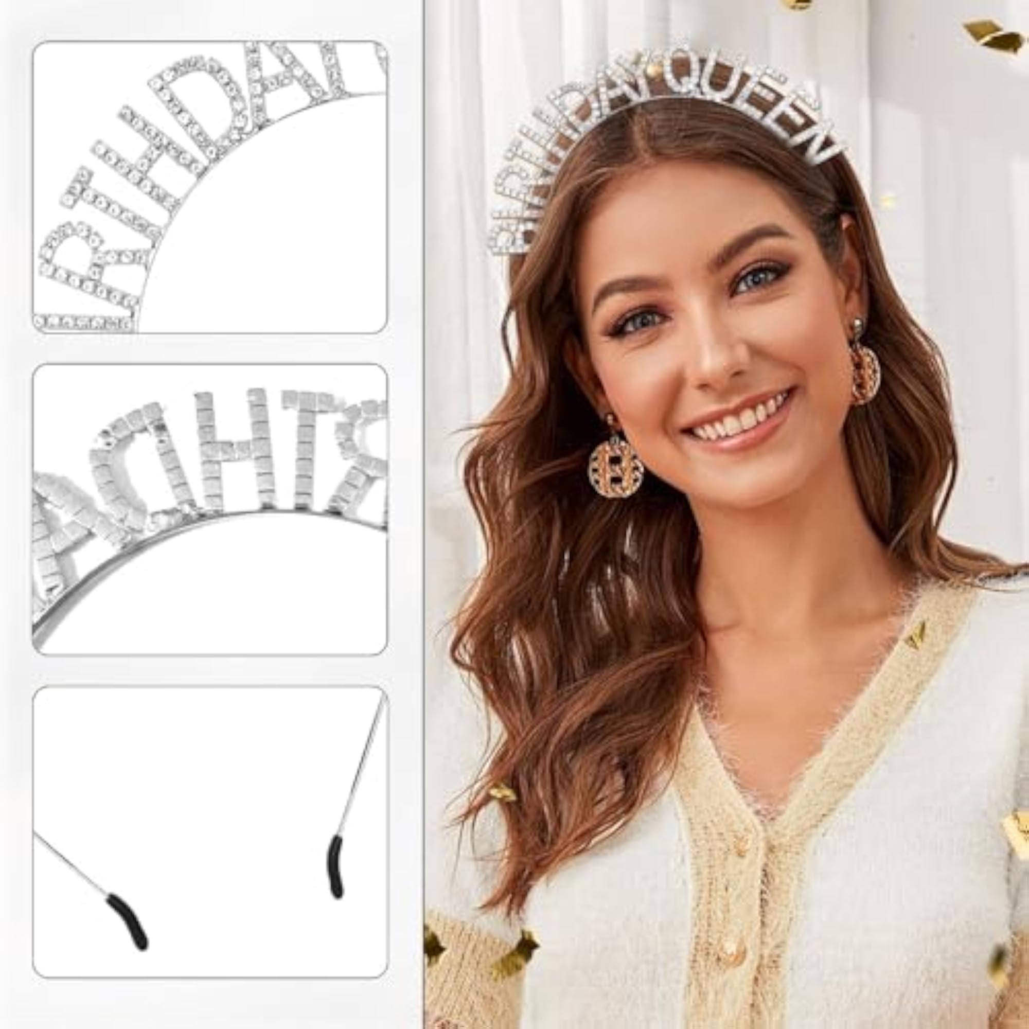 Birthday Queen Berry Tiara Headband Decoration