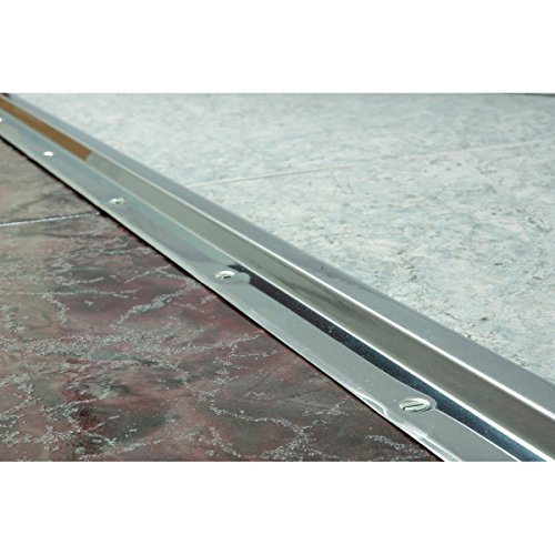 Brinox B700504 Fußleiste Steingut, silber, 100 cm